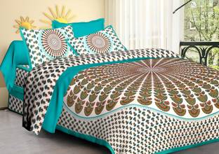 NAIWAL FASHION Cotton Double Bed Cover