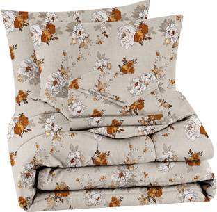 VAS COLLECTIONS Microfiber Double Flat 220 TC Abstract Bedsheet