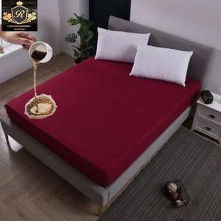 Chhapri 1 TC Polyester Double Solid Flat Bedsheet