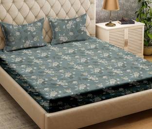 RRC Microfiber Double Flat 144 TC Printed Bedsheet
