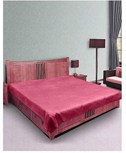 Ryka PVC Double Flat 210 TC Solid Bedsheet