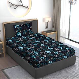 Zolico 144 TC Microfiber Single 3D Printed Flat Bedsheet