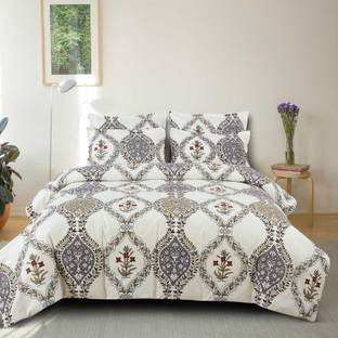 CLOVIS KRAFTS 240 TC Cotton Crib Printed Fitted (Elastic) Bedsheet