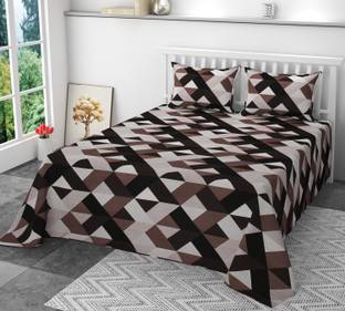 SCHp Cotton Double Flat 320 TC Printed Bedsheet