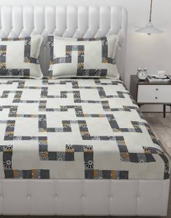 YaAkholic Reversible Cotton Double Bed Cover