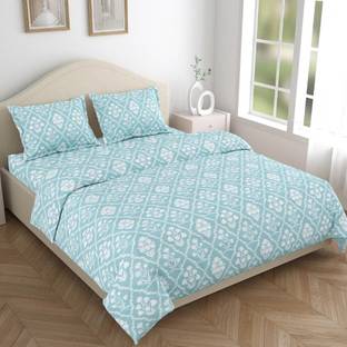 haus & kinder Cotton King Flat 186 TC Printed Bedsheet