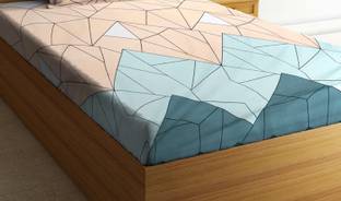 AAZEEM Microfiber Single Flat 180 TC Printed Bedsheet