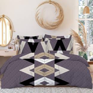 Delight Zone 170 TC Cotton Double Printed Flat Bedsheet