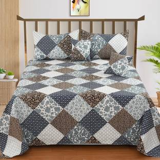 CLOVIS KRAFTS Cotton King Flat 300 TC Printed Bedsheet