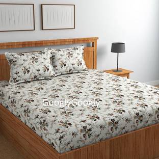 GooglyGoogly Reversible Cotton Double Bed Cover
