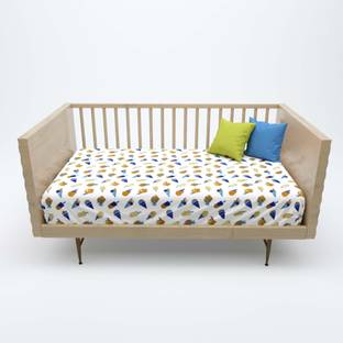 Mafatlal Cotton Crib Flat 180 TC Cartoon Bedsheet