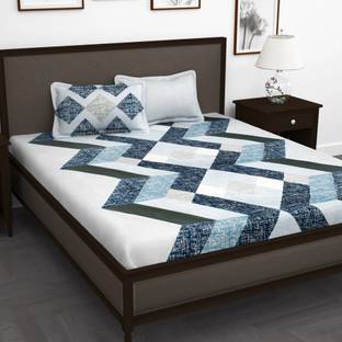 Story@home 240 TC Cotton King Printed Flat Bedsheet