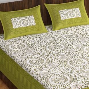 Rajasthani Jaipuri Traditional Print Cotton Double Bed Cover