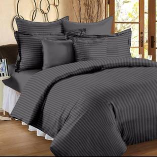 Laying Style Satin Double King Sized Bedding Set