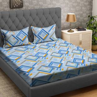 RRC Microfiber Double Flat 144 TC Printed Bedsheet