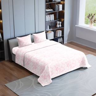 Synergized Cotton 190 TC Cotton Super King Abstract Flat Bedsheet