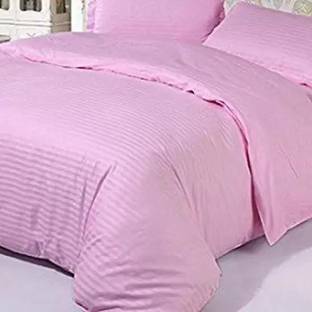 Comfowell 180 TC Polycotton King Striped Flat Bedsheet