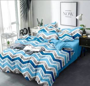 Delight Zone 170 TC Cotton Double Printed Flat Bedsheet