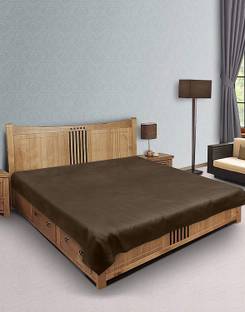 PVC Bedsheet,Baby Plastic Sheet/Mattress Protector Sheet,Waterproof Bedsheet Plastic /Size (6.5 Ft x 6 Ft Or 72 Inch x 80 Inch) 210 TC Polyester Double Solid Flat Bedsheet