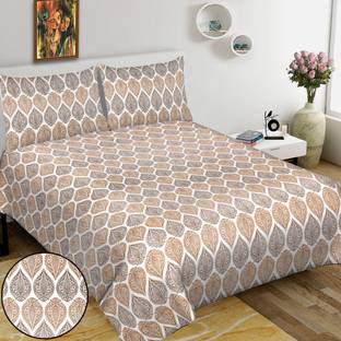 RAJDEVI JAIPUR PRINTS Cotton King Bed Cover