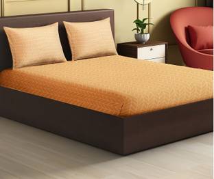 RRC Microfiber Double Flat 144 TC Printed Bedsheet