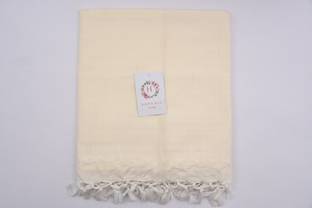 HAIDER ALI AND SONS Cotton Queen Flat 120 TC Solid Bedsheet
