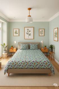 SCHp Cotton Double Flat 320 TC Printed Bedsheet