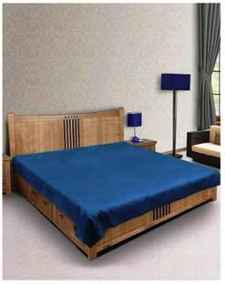 super fab Polyester Double Flat 250 TC Striped Bedsheet