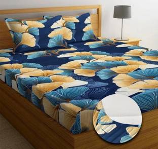 Moiya 220 TC Polyester Double Printed Fitted (Elastic) Bedsheet