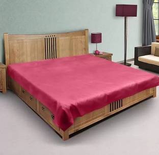 Ryka PVC Double Flat 200 TC Solid Bedsheet