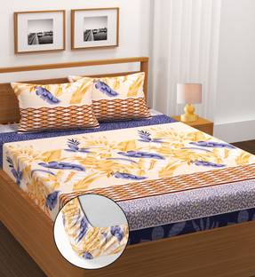 TerryFox Reversible Cotton King Bed Cover
