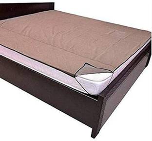 AG Creations 200 TC Polyester Double Solid Flat Bedsheet
