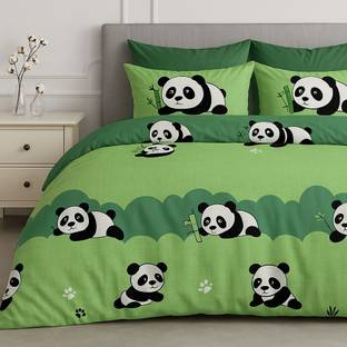 IWS Microfiber Double Flat 144 TC 3D Printed Bedsheet
