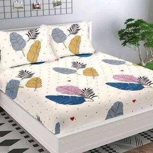 TrueBeauty Reversible Cotton Double Bed Cover