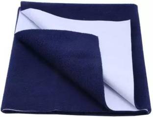 shividecor 150 TC Fleece Single Solid Flat Bedsheet
