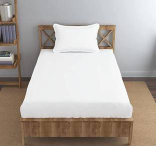 lacoza Microfiber Single Fitted (Elastic) 400 TC Solid Bedsheet