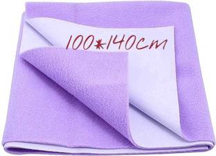 Blufurn 200 TC Fleece Crib Solid Flat Bedsheet