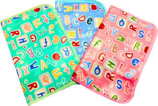 Kotton Candy 200 TC PVC Crib Printed Flat Bedsheet