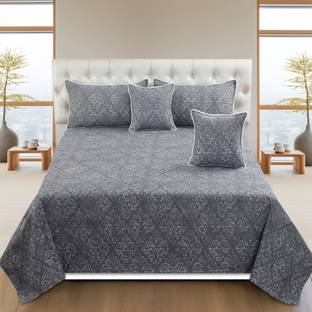 LCF Polycotton Double, King, Queen Flat 210 TC Printed Bedsheet