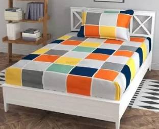 RRC 144 TC Microfiber Single Printed Flat Bedsheet