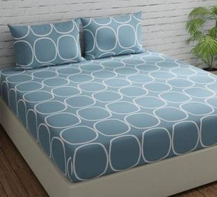 RRC Microfiber Double Flat 144 TC Printed Bedsheet