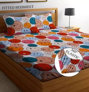 TomCruise Reversible Cotton Double Bed Cover