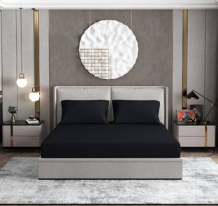 Zito Polycotton Double Flat 260 TC Solid Bedsheet