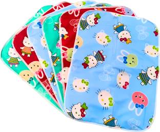 Nandanigarments 100 TC Cotton, PVC Single Animal Flat Bedsheet