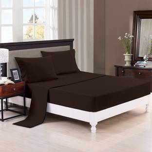 Optra Microfiber Single Flat 180 TC Solid Bedsheet