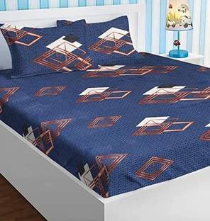 Flipkart SmartBuy 220 TC Cotton Double Floral Flat Bedsheet