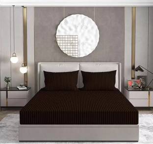 Comfolust 295 TC Microfiber Double Solid Flat Bedsheet