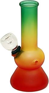 VYXOO 5 Inch Rasta Glass Easy Smoking Beer Bong Funnel