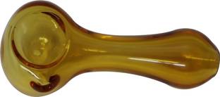 GREENS 2.5 Inch Yellow Glass Mouth Tip Smoking Chillum Pipe Beer Bong Funnel