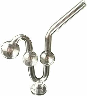 VYXOO 7 Inch Water Dog Transparent Glass Smoking Beer Bong Funnel